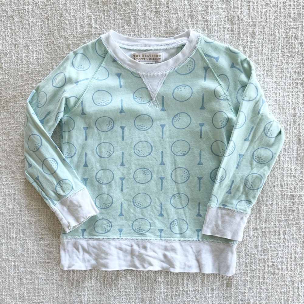The Beaufort Bonnet Company 2T Pullover with Golf Print
